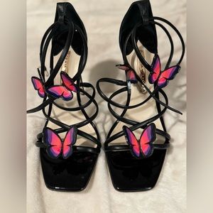 Sophia Webster Riva leather sandals 39 1/2 butterflies